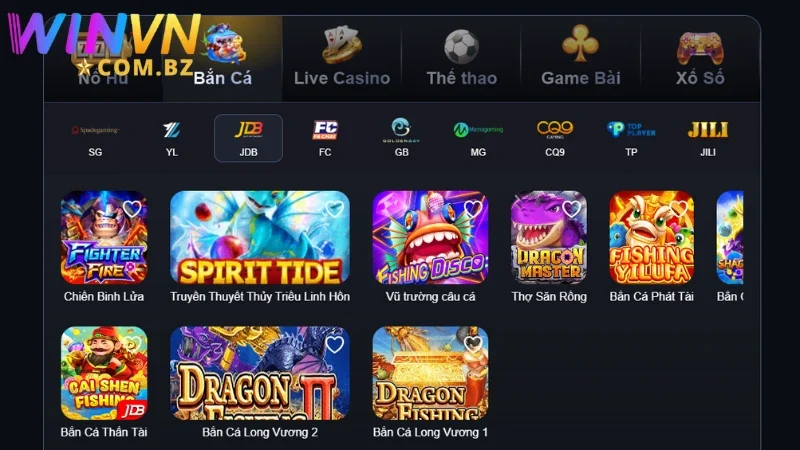 Game bắn cá mang đến nhiều sức hút cho Winvn