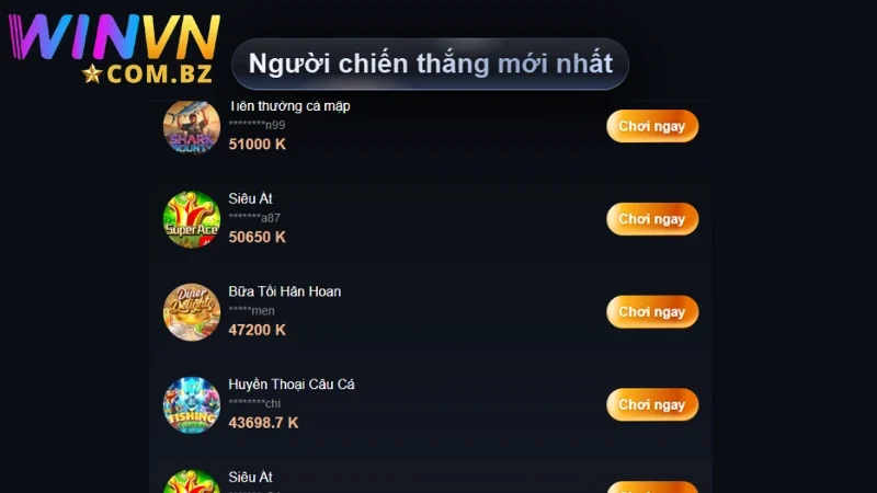 Tỷ lệ thưởng hoành tráng cũng là một điểm cộng